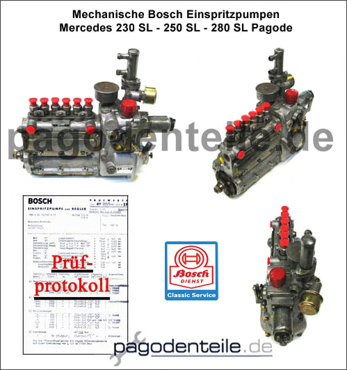 Einspritzpumpe Mercedes 230 SL - 280 SL Pagode